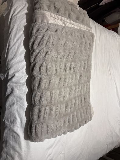 Faux fur throw 150x200 Mink