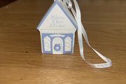 Wedgwood Christmas Tree "Bless This Home" Ornament
