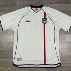 Genuine Vintage 2001 Umbro England Home Jersey Shirt Mens XL