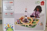 Little Town Wooden Space Railway Set