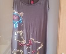 Brand new, "Rare" Embellished sequined grey vest