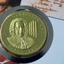 Johann Sebastian Bach music composer vintage coin cover 250 years Image 2