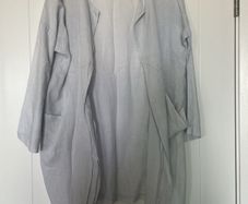 Dove Grey Italian Linen Jacket size 16