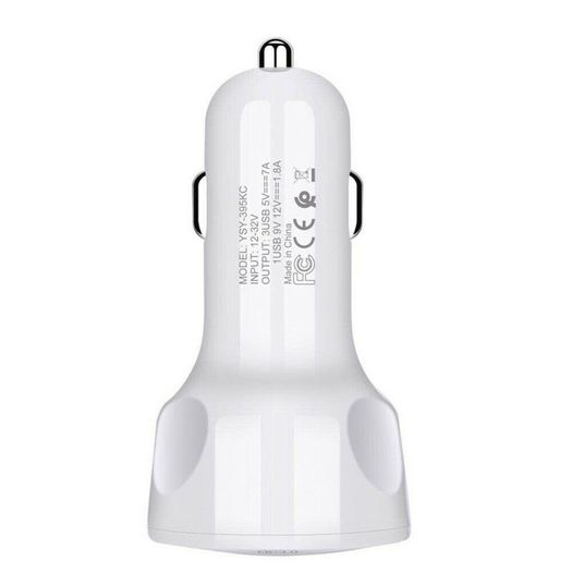 QC 3.0 Car Triple USB Phone Quick Charger 30W (Brand New/Warranty)