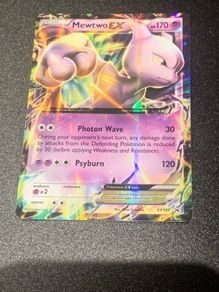 2016 Mewtwo ex Promo and jumbo Pokemon cards