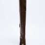 Zara Leather Tall Over The Knee Boots Image 3