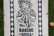 Large Metal Sign : Miss Mary's Baking Soda