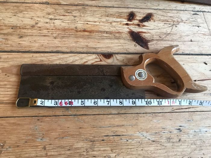 Vintage Tyzack Sons & Turner Hand Saw