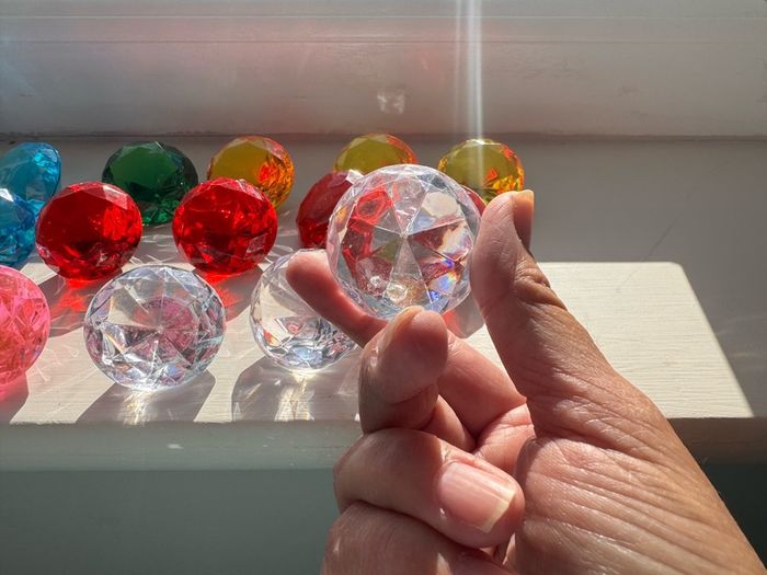Large Acrylic Gemstones