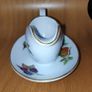 Royal Worcester Evesham porcelain  mint sauce boat & saucer Image 5
