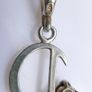 Vintage Baltic Amber Sterling Silver 925  Letter D Pendant Necklace Jewellery Length 18" - 3,1g Image 7