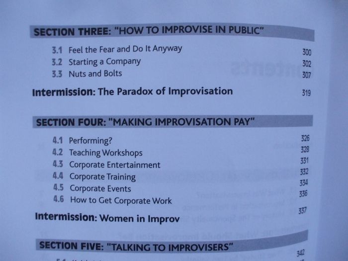SALE!  THE IMPROV HANDBOOK The Ultimate Guide to Improvising in Comedy, Theatre, and Beyond by Tom Salinsky and Deborah Frances-White