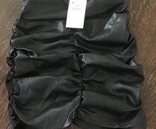 New ZARA leather Mini Size 10