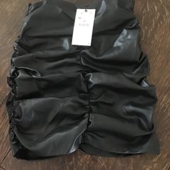 New ZARA leather Mini Size 10