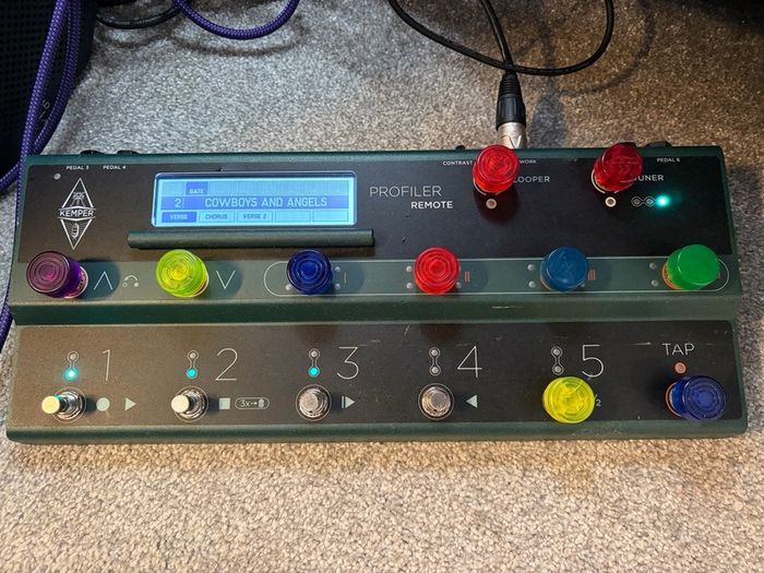 Kemper Unpowered Rack + Footswitch