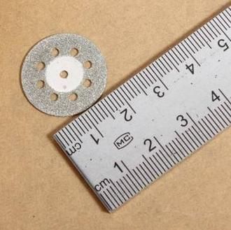 22mm Diamond Cutting Discs 5pcs + Shaft