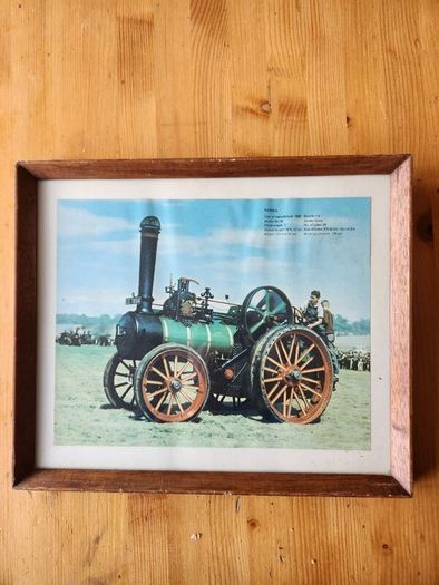 A Set Of Six Prints Of Vintage Steam Engines.