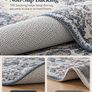 Vintage Dove Grey Washable Rug 200 x 290 cm Image 3