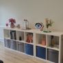 QUICK SALE (BARGAIN): IKEA White Cube Storage Shelves (Set of 2 Units) + Storage Bins | Excellent Condition - Collection D13 Image 8
