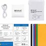 Portable Studio,Foldable Light Box for Photography with LED Light Mini Booth Shooting Tent kit Equipped with 6 Colors Background Cloths Built in Light Image 2