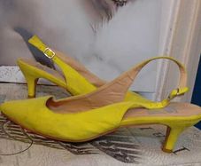 Yellow High Heels Size 10