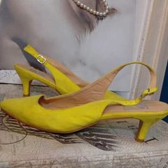 Yellow High Heels Size 10
