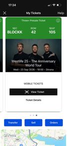 Westlife tickets