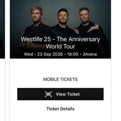 Westlife tickets