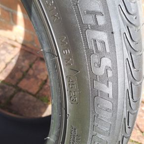 Bridgestone Turanza 245/45/18 matching pair Dot 45/2023