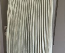 Womens Sage Green Pleated Midi Dress