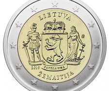 Lithuania 2 Euro Commemorative Coin 2019 - Zemaitija. Uncirculated.