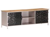 TV Cabinet 120x30x40 cm Rough Mango Wood