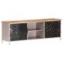TV Cabinet 120x30x40 cm Rough Mango Wood Image 2