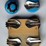 Colourful Vintage Earrings Set of 3 pairs Image 3