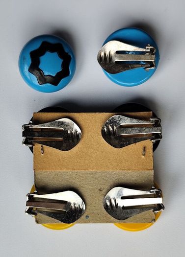 Colourful Vintage Earrings Set of 3 pairs