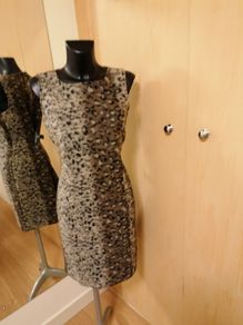 Women's Dress Leopard Print Wool Size 14
