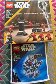 Lego Kamino training facility & micro millennium falcon