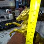Beautiful Heavy Brass Rearing Horse Sculpture Mounted on a Wooden Base, Commemorating a Winner of a Gold Cup The engraved text indicates an event date of October 15, 1992 15.10.92, Postage Available Image 5