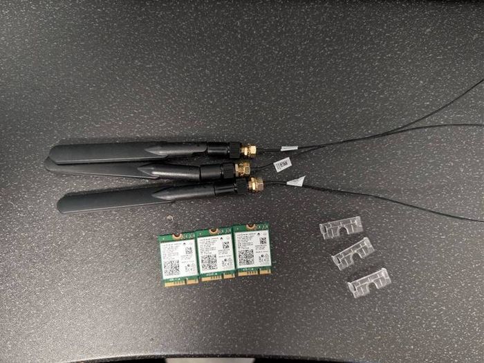 3x Complete Intel Wireless-AC 9560 M.2 Wi-Fi Kits | Antennas, Cables & Clips Included