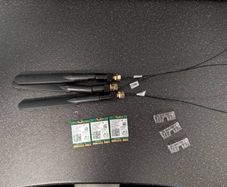 3x Complete Intel Wireless-AC 9560 M.2 Wi-Fi Kits | Antennas, Cables & Clips Included