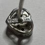 Diamond earrings 14 karat white gold Image 6
