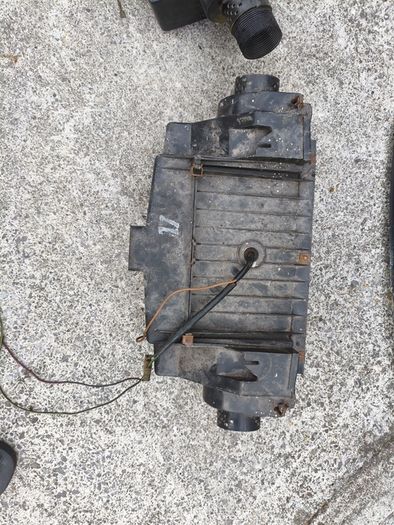 VW beetle air box with fan