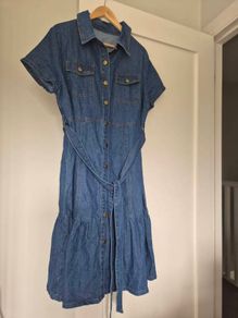 denim dress size 12