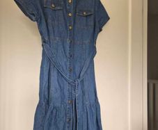 denim dress size 12