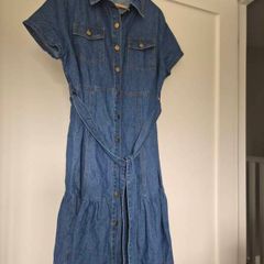 denim dress size 12