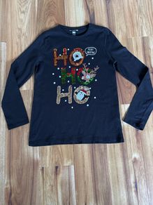 Girls Christmas top age 13-14 like new!