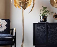 Gold Palm floor lamp (BNIB)