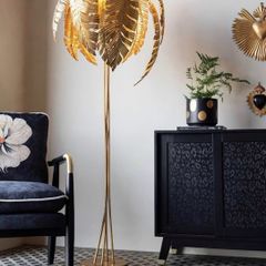 Gold Palm floor lamp (BNIB)