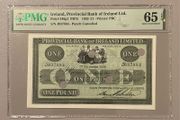 Irish 1 Pound 1926 Pmg65 Gem Uncirculated