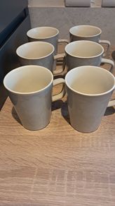 stomeware 6 mugs and 6 bowls